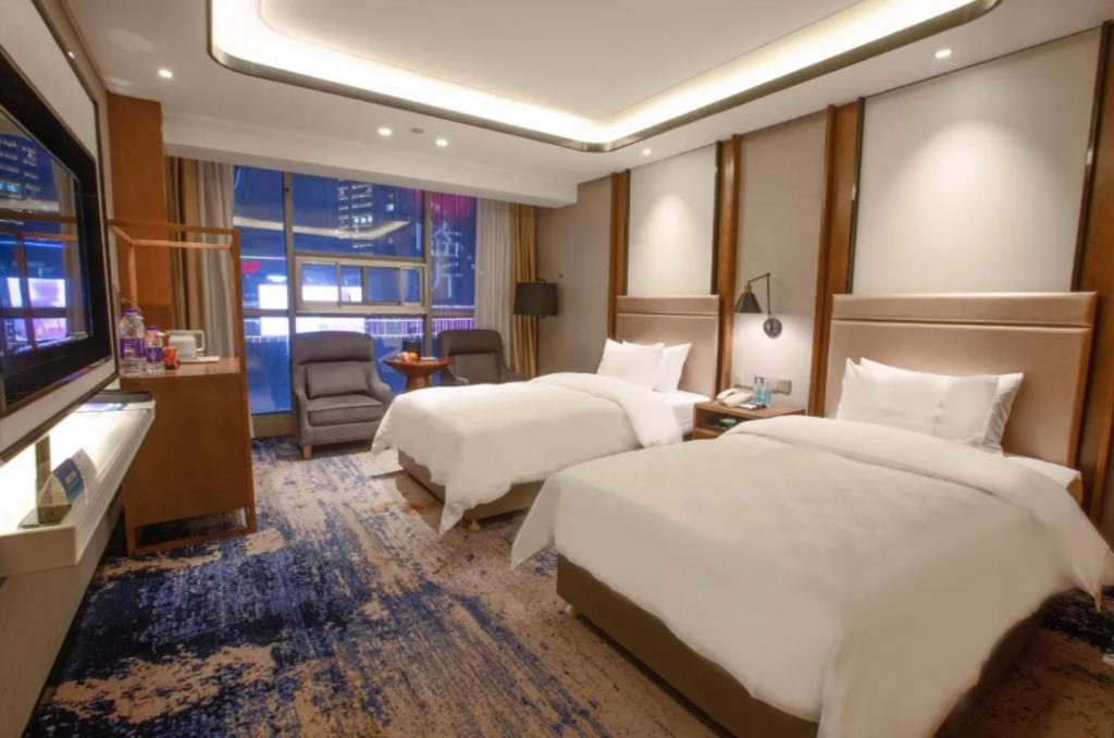 Linyi Blue Horizon Intenational Hotel Exteriér fotografie